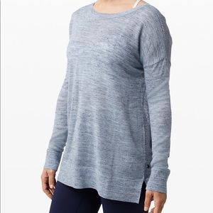 LULULEMON Well Being Crew Sweater Linen